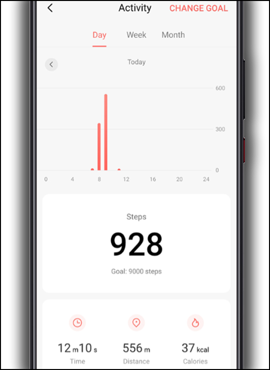 Theo d&otilde;i bước ch&acirc;n v&agrave; hoạt động trong ng&agrave;y.